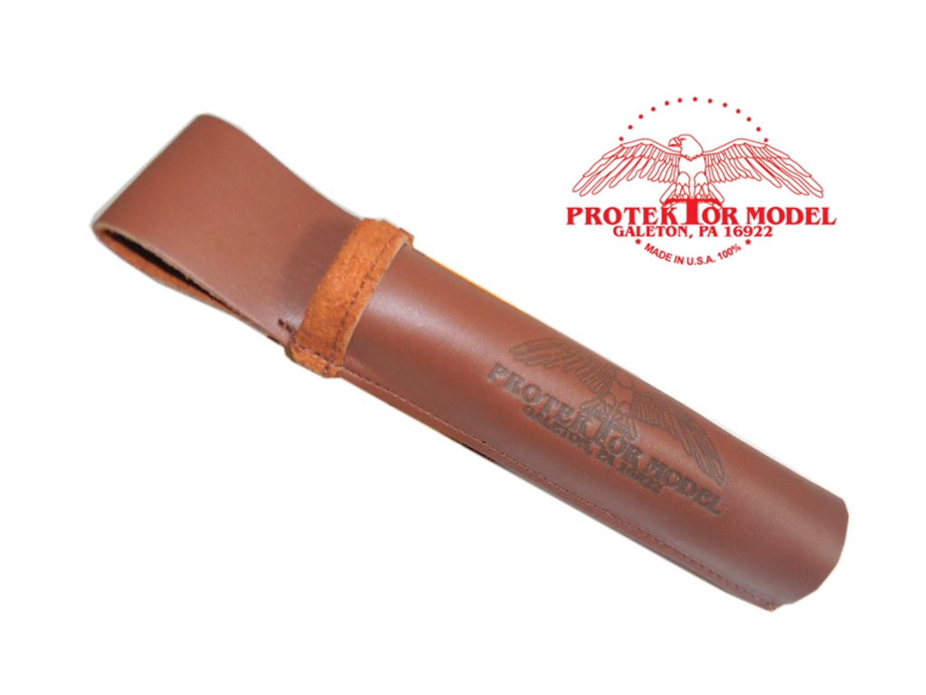 #20A Large Rifle Bolt Sheath Chocolate Brown Leather